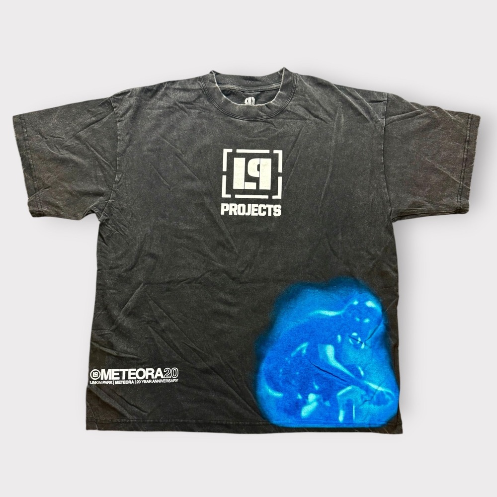 Linkin Park Meteora 20 Year Anniversary LPU Projects T-Shirt XL Faded Black